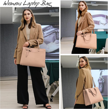 Professional Ladies Laptop Handbag with Multiple Pockets