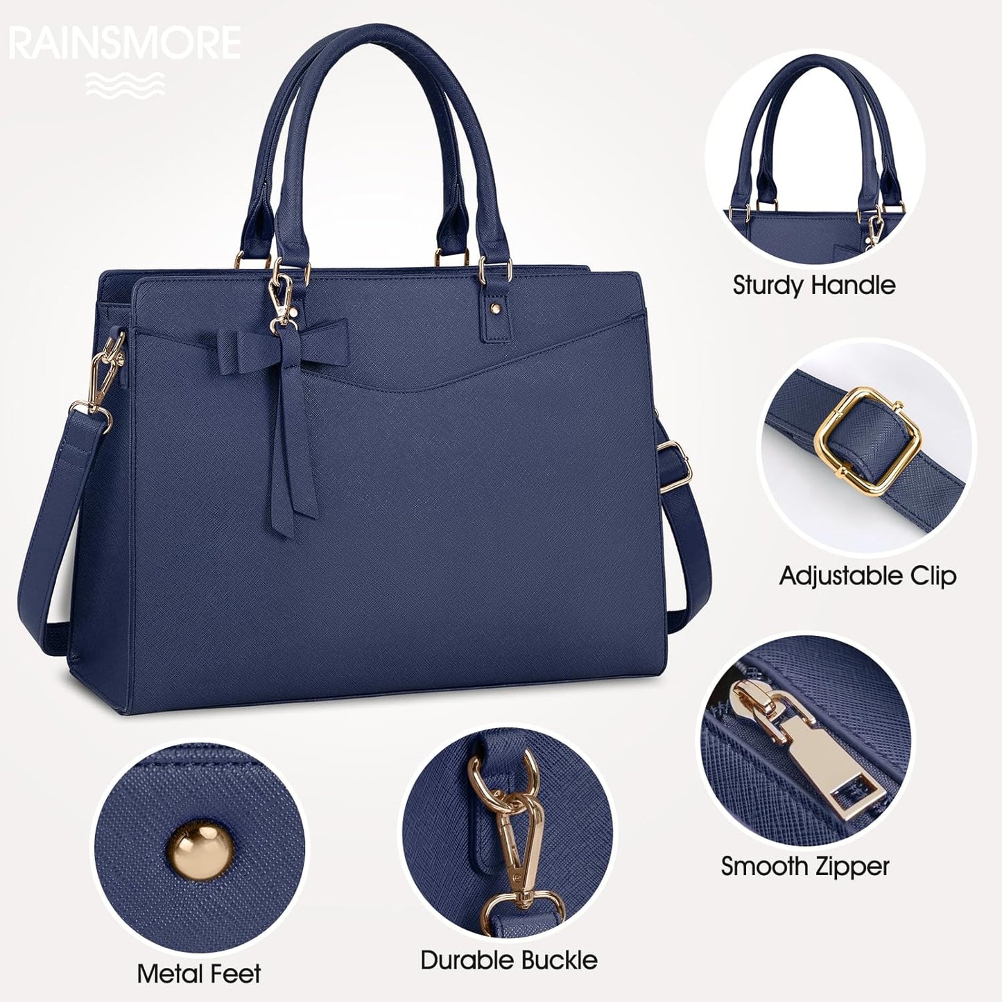 Professional Ladies Laptop Handbag with Multiple Pockets