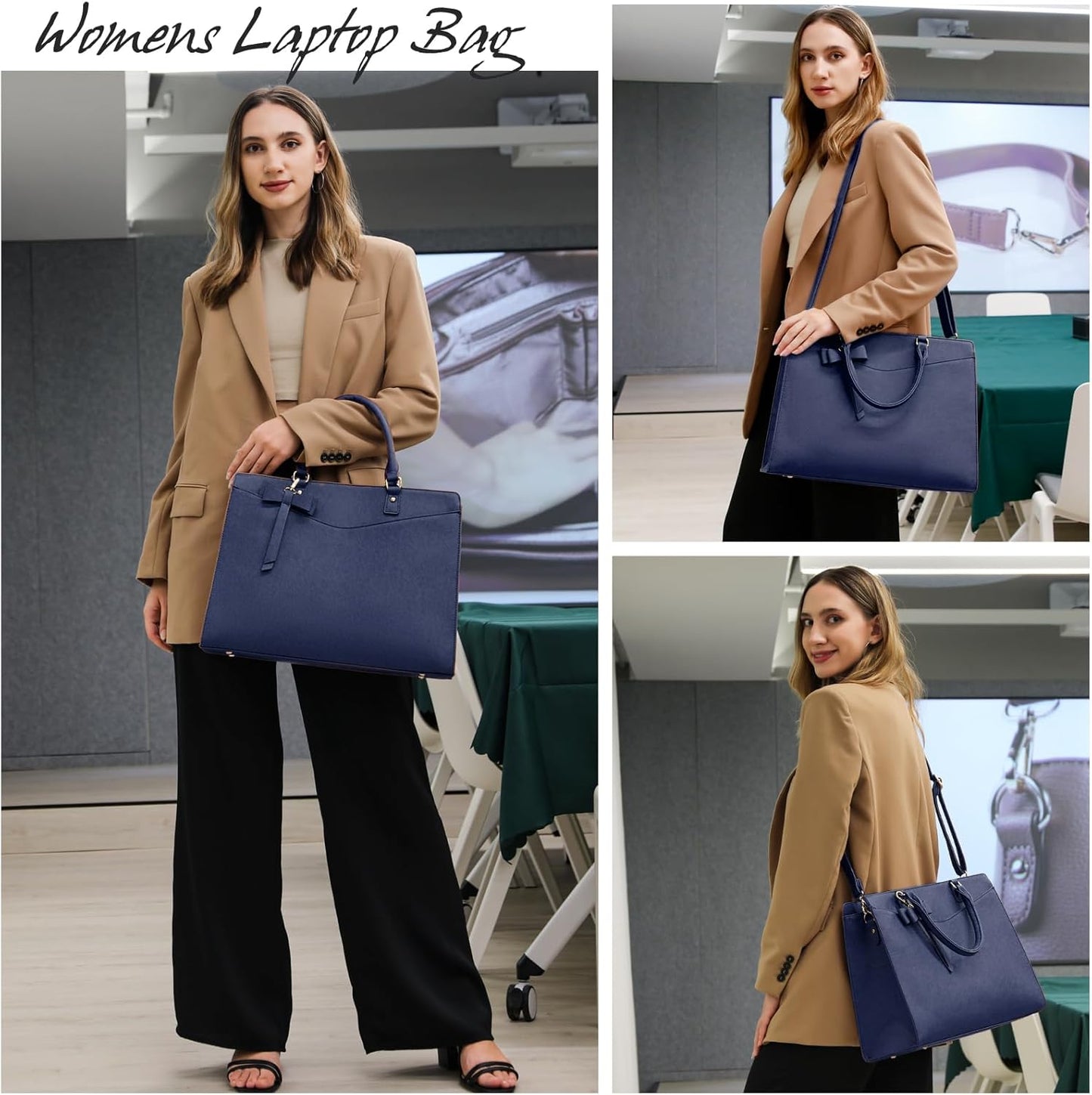 Professional Ladies Laptop Handbag with Multiple Pockets