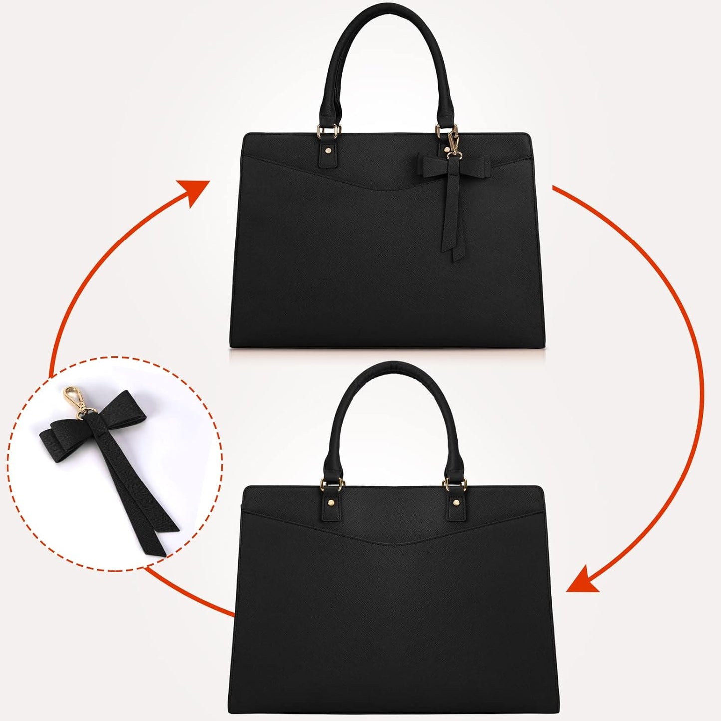 Professional Ladies Laptop Handbag with Multiple Pockets
