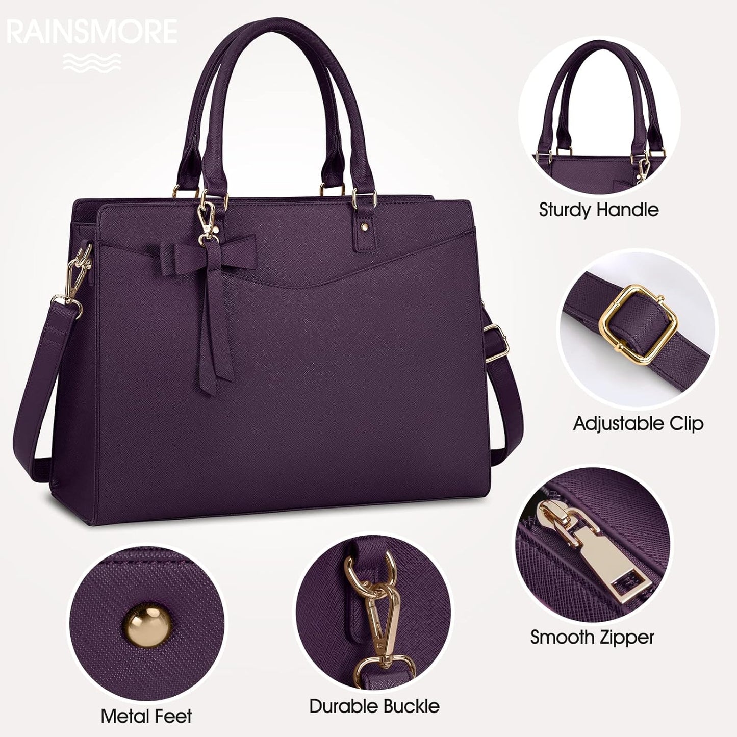 Professional Ladies Laptop Handbag with Multiple Pockets