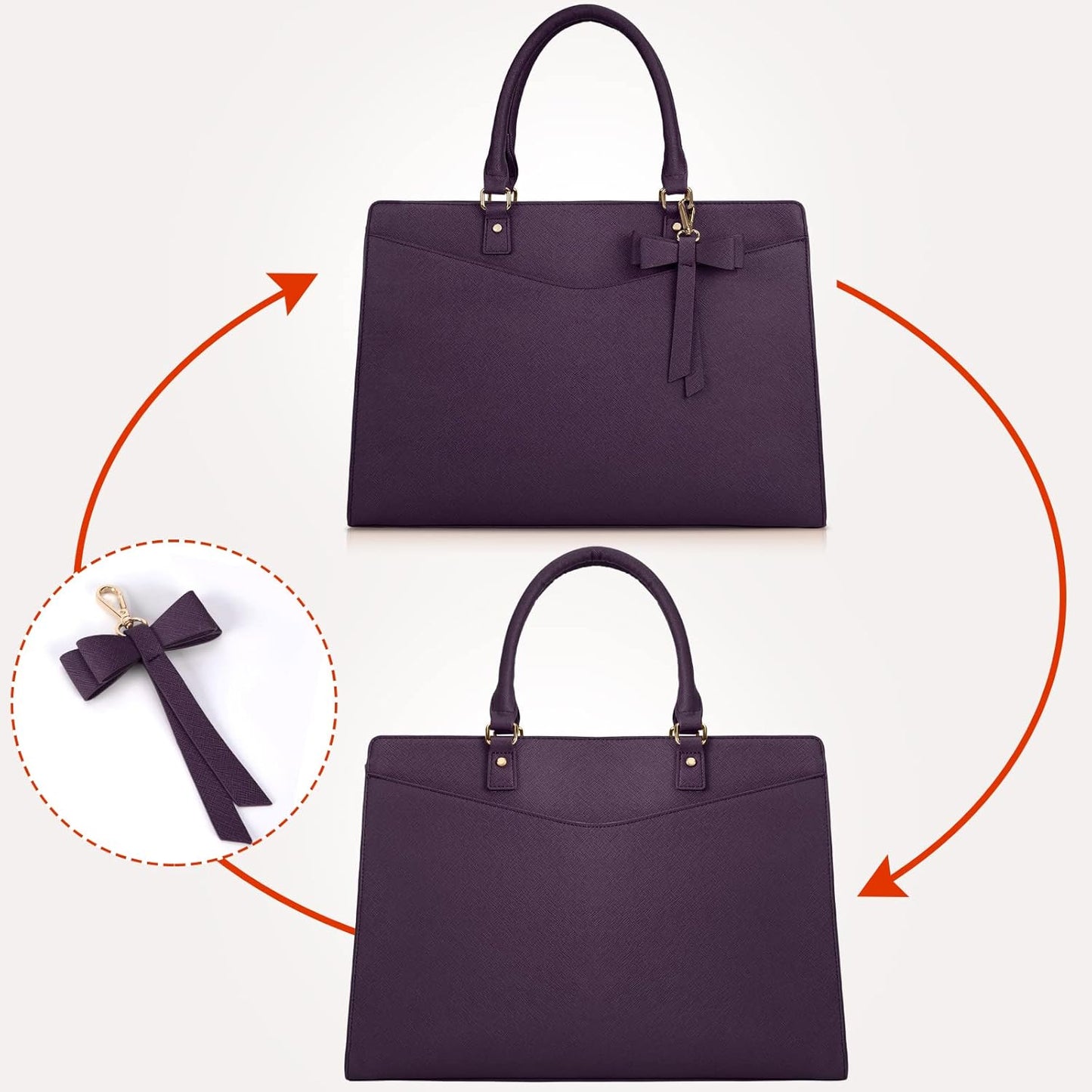 Professional Ladies Laptop Handbag with Multiple Pockets