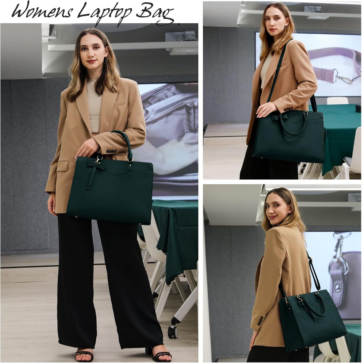 Professional Ladies Laptop Handbag with Multiple Pockets
