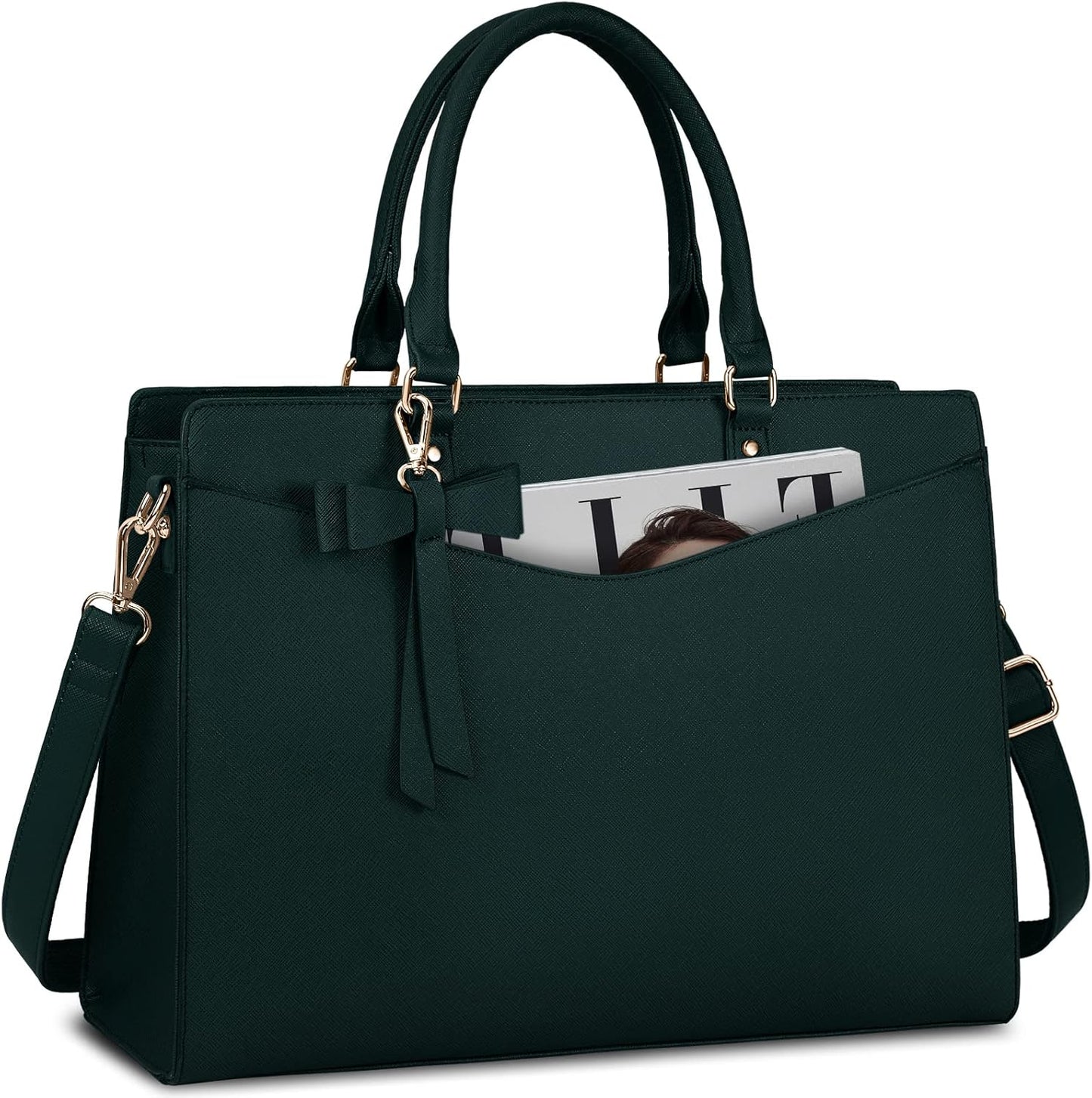 Professional Ladies Laptop Handbag with Multiple Pockets - OutfitLondon
