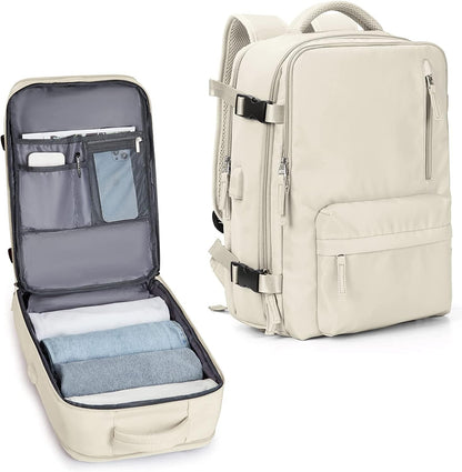Waterproof Hiking Rucksack with Laptop Sleeve & USB Charger - OutfitLondon