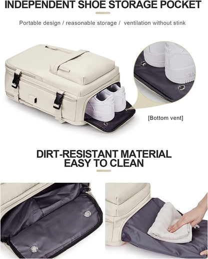 Waterproof Hiking Rucksack with Laptop Sleeve & USB Charger