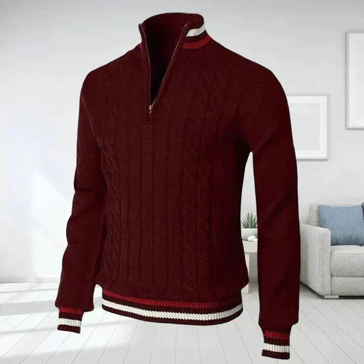 Classic Mens Thick Knit Sweater
