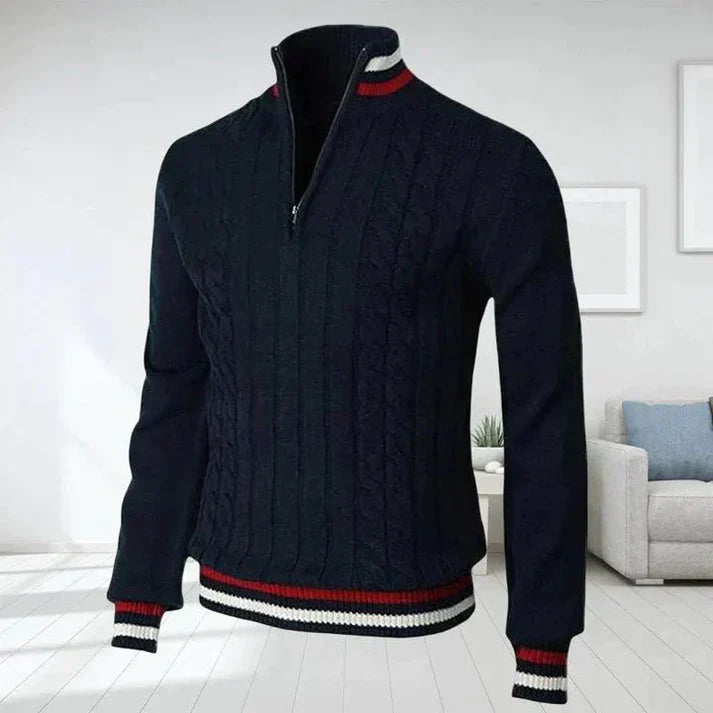 Classic Mens Thick Knit Sweater