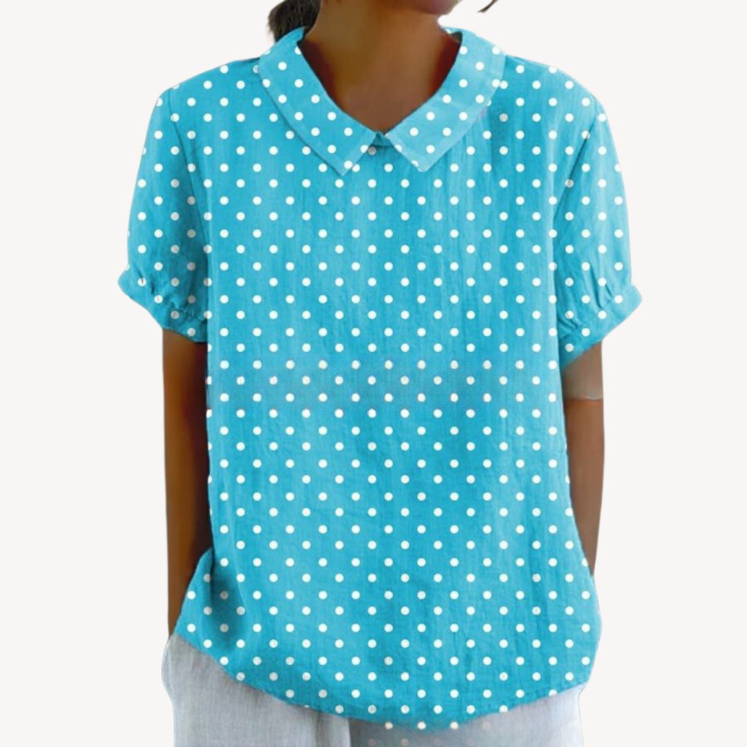 Pretty Blouse Button Front Ladies Shirt