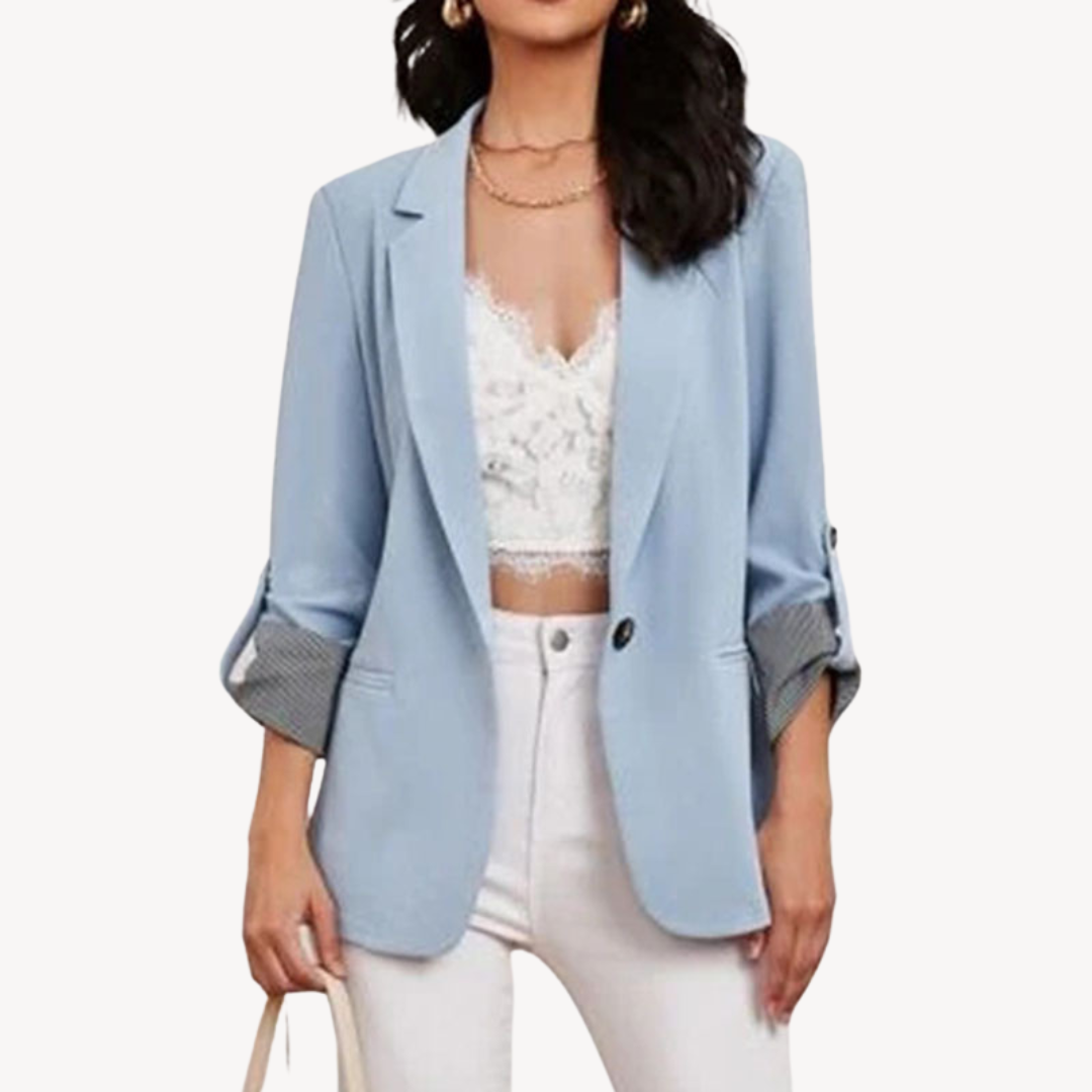 Relaxed Fit Short Sleeve Women's Jacket