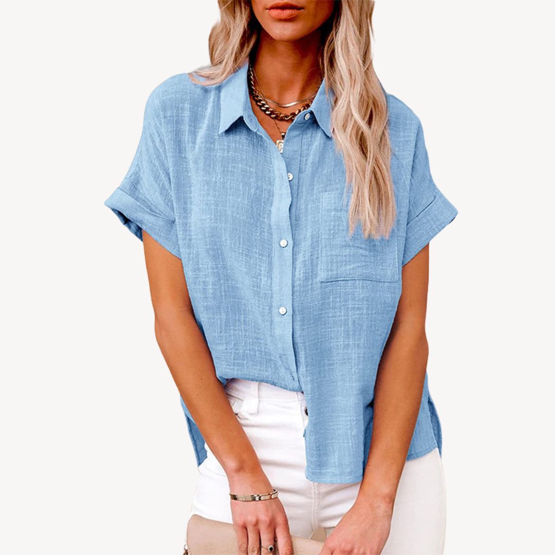 Casual Summer Linen Top