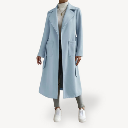 Ladies Warm Overcoat with Large Pockets