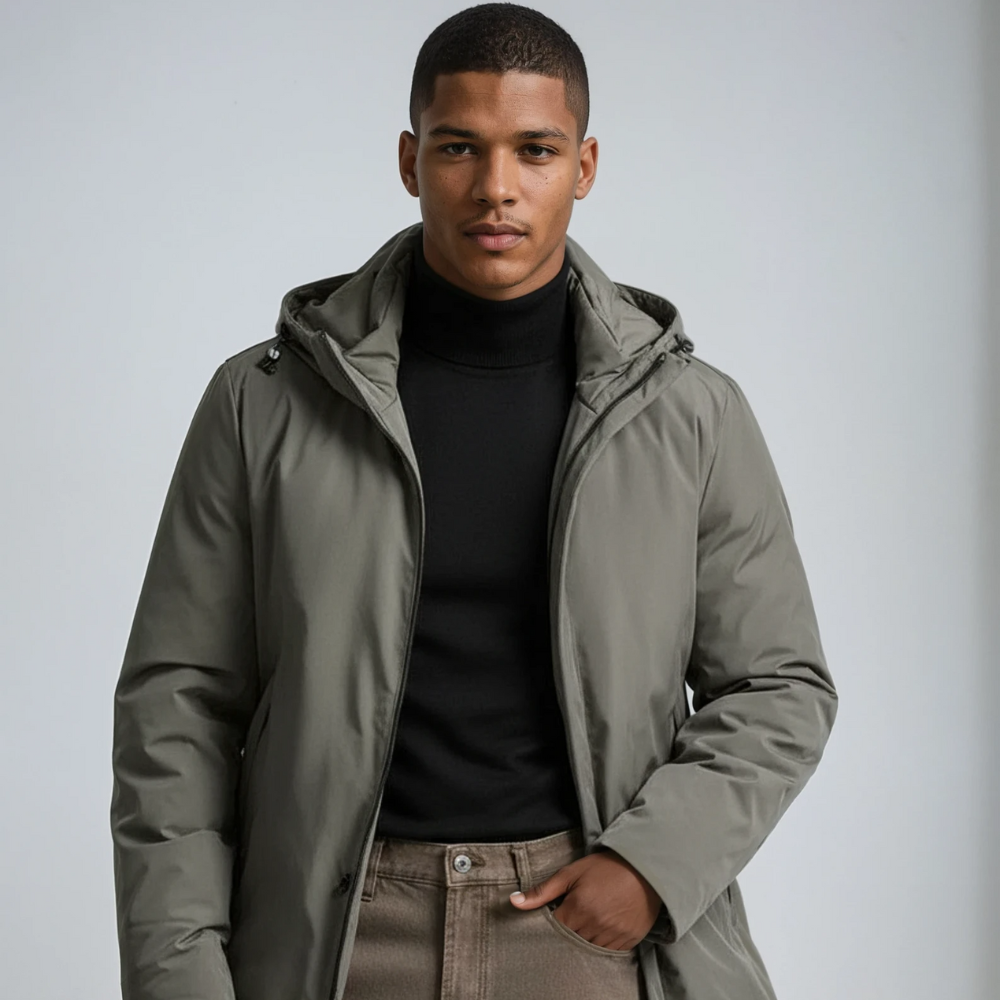 Waterproof and Warm Men's Winter Coat - OutfitLondon