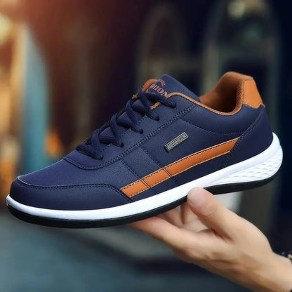 Comfortable Men's Leather Walking Shoes