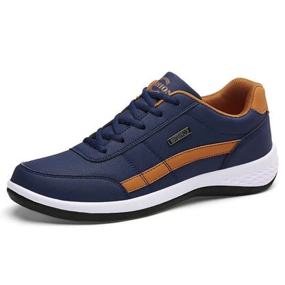 Comfortable Men's Leather Walking Shoes