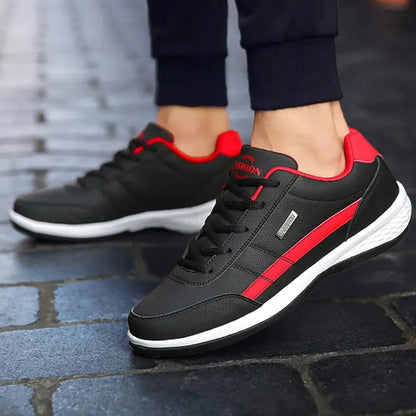 Comfortable Men's Leather Walking Shoes