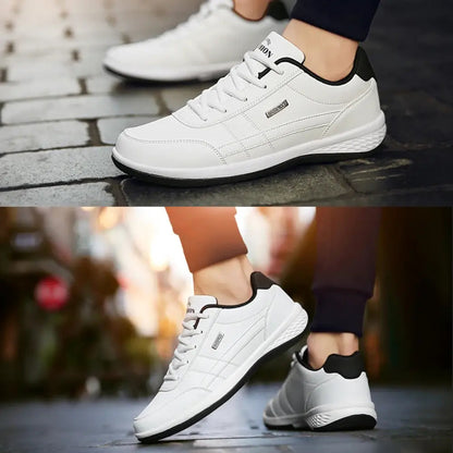 Comfortable Men's Leather Walking Shoes