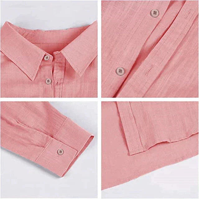 Lightweight Mens Summer Linen Blend Shirt