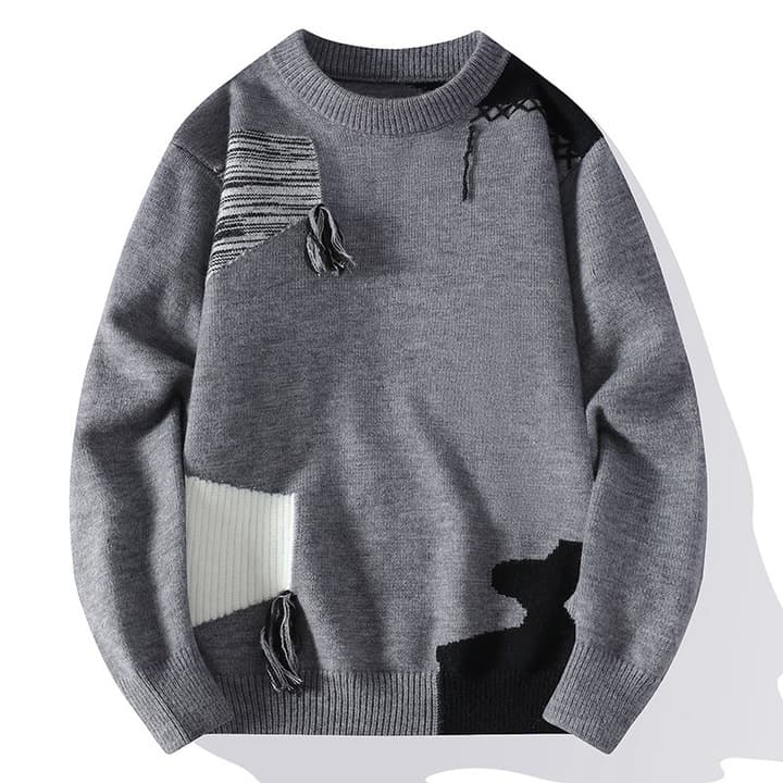 Elliott | Men's Large Soft Knitted Sweater