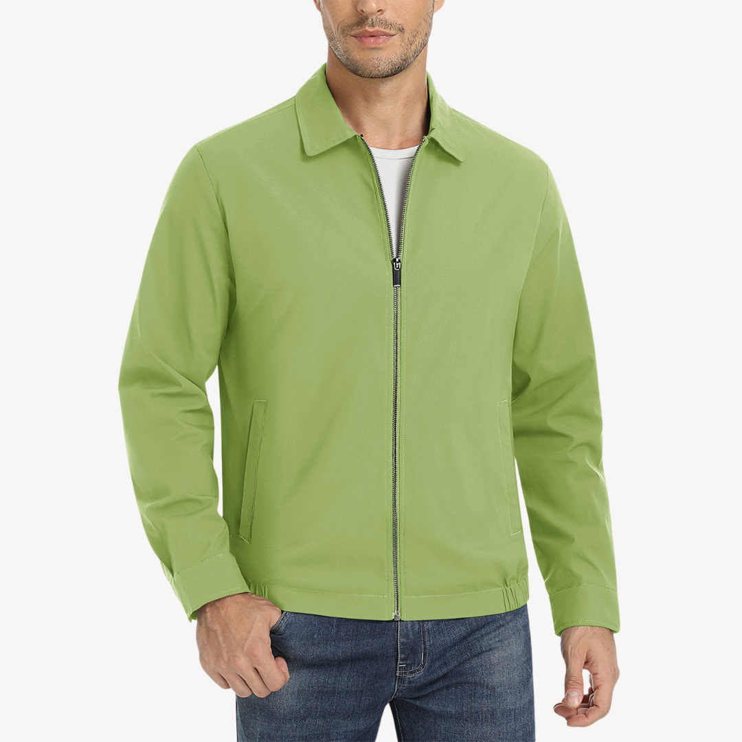 Waterproof Mens Zip Up Jacket with Pockets