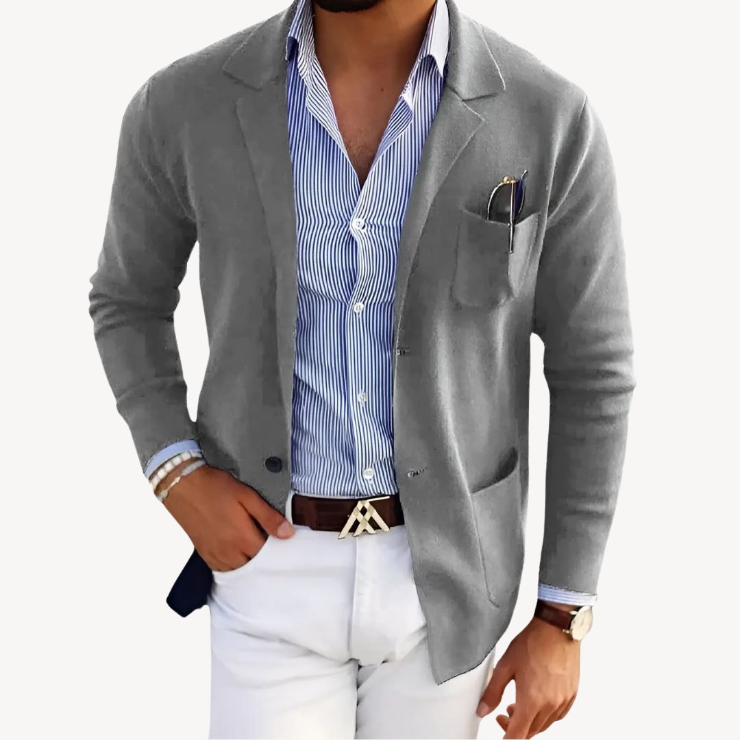 Classic Fit Men's Knit Jacket