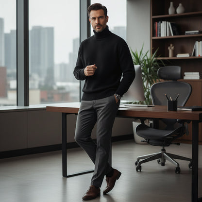 Comfy Mens Thick Crew Neck Sweater