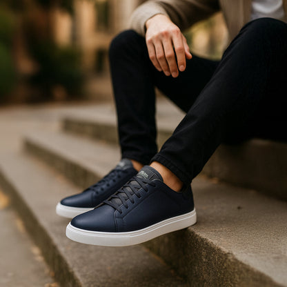 Comfortable Men's Leather Orthopedic Sneakers