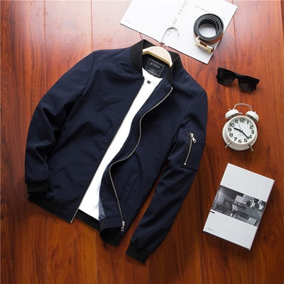 Men's Vintage Style Bomber Jacket