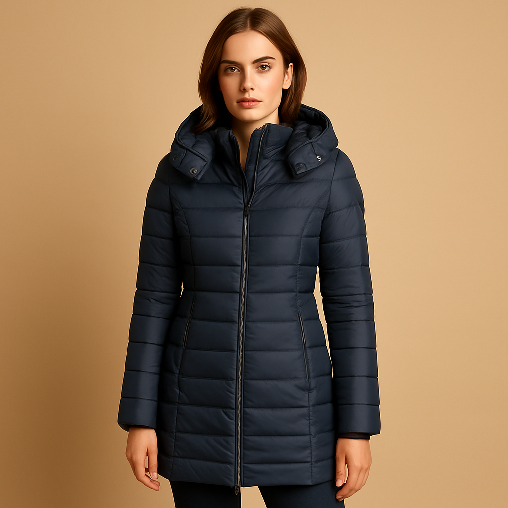 Soft Eco Friendly Women's Down Filled Coat
