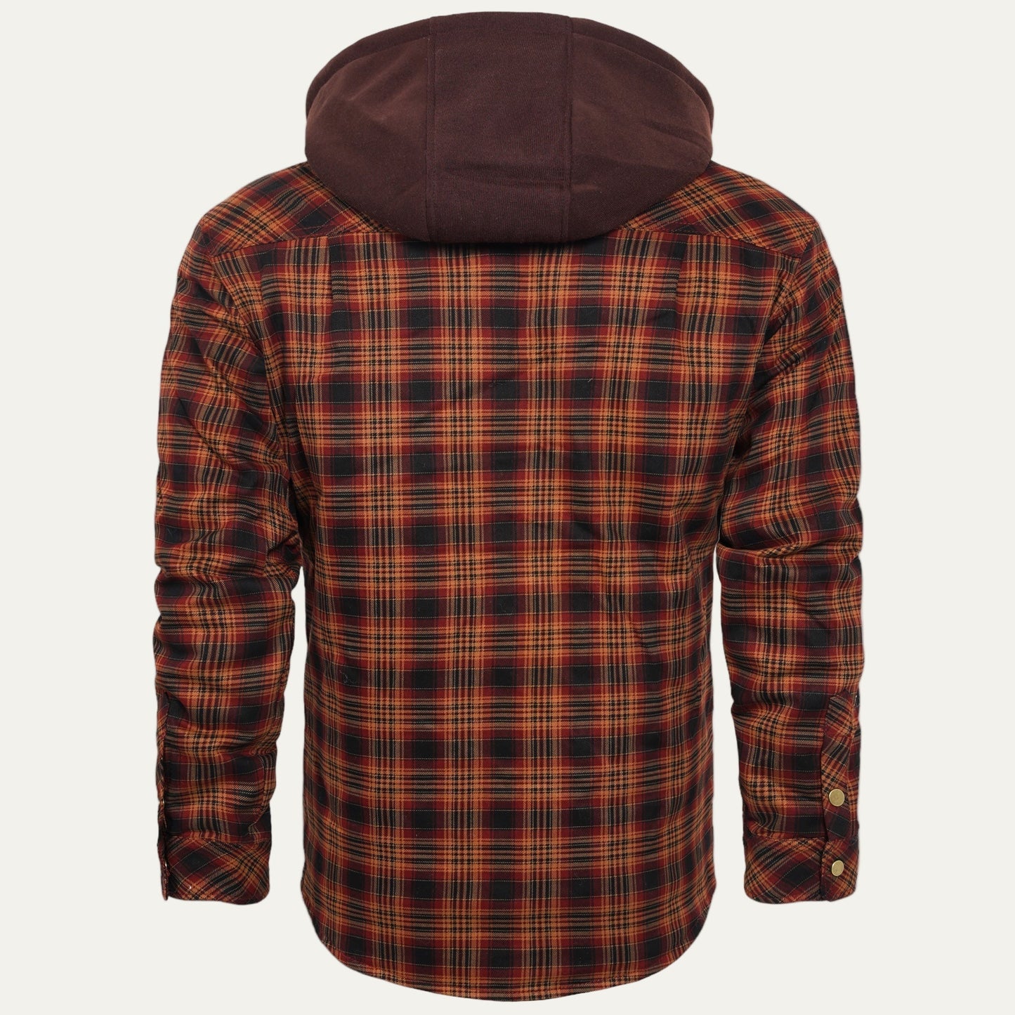 Warm Quilted Plaid Flannel Shirt Jacket