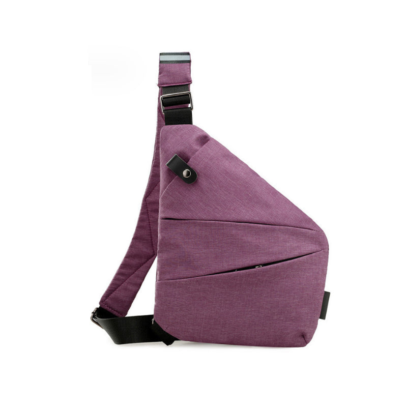 Secure Crossbody Travel Bag With Hidden Pockets