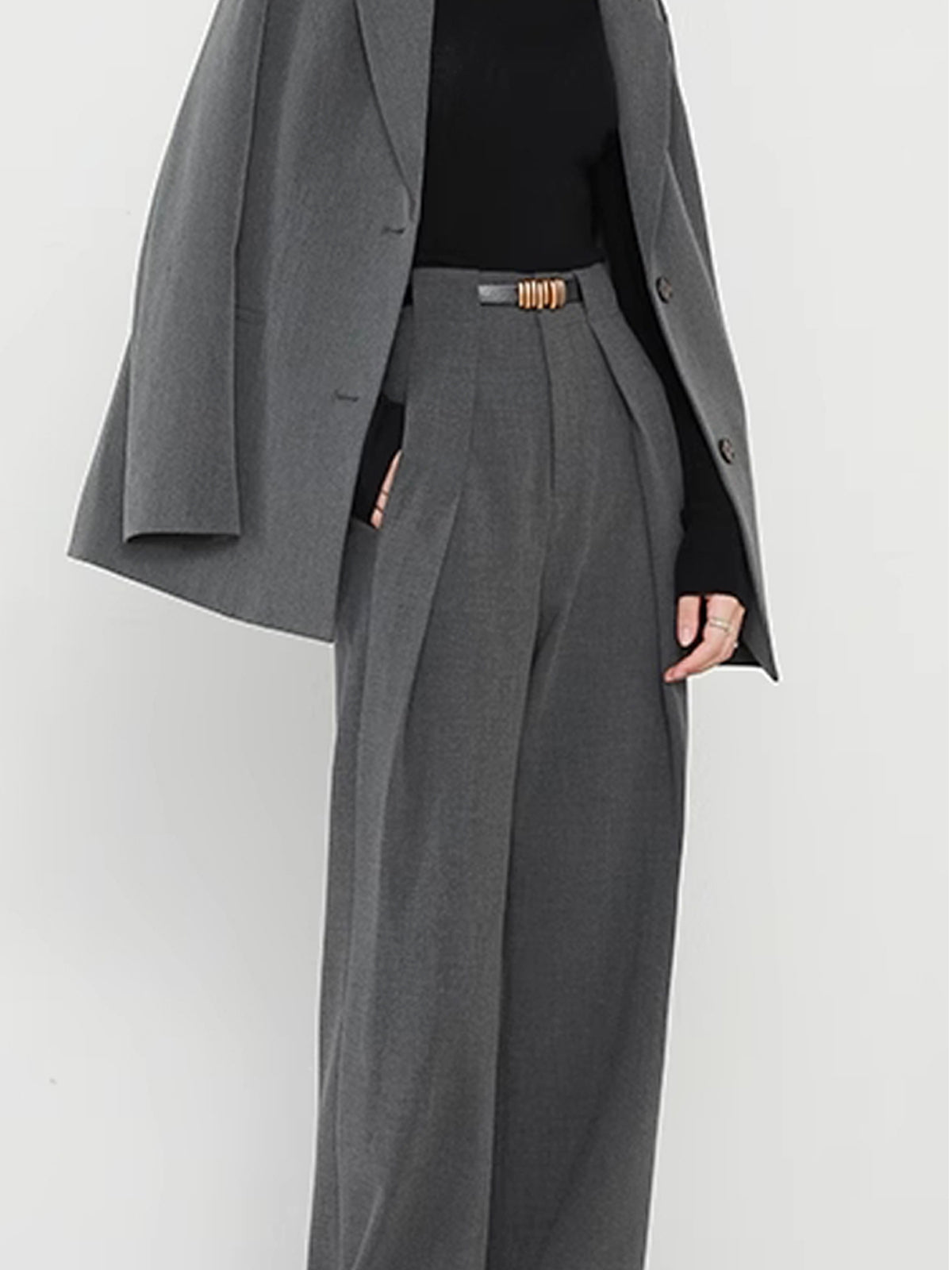 Lillian | Straight Fit Plain Pocket Holiday Pants