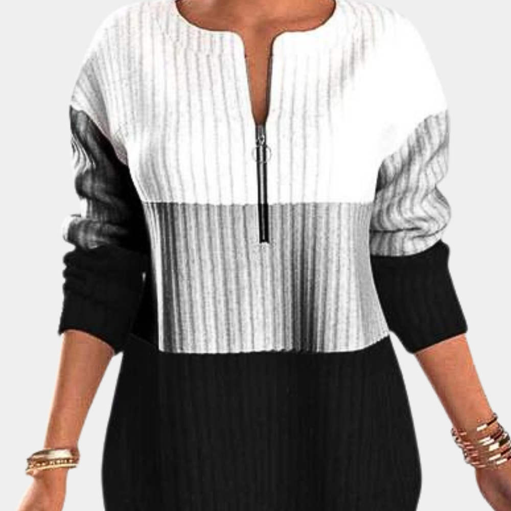 Cozy Women's Zip Up Sweater