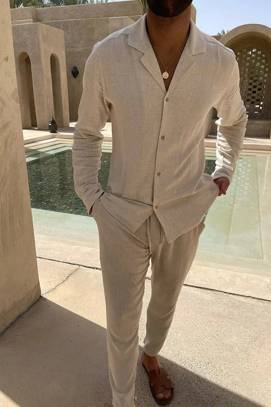 Classic Natural Mens Clothing Set - OutfitLondon