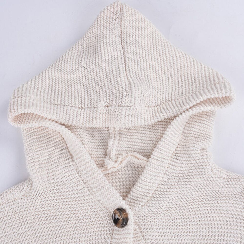 Women's Hooded Sweater Cardigan
