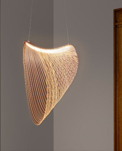 Cozy Wood Pendant Light for Living Rooms - OutfitLondon