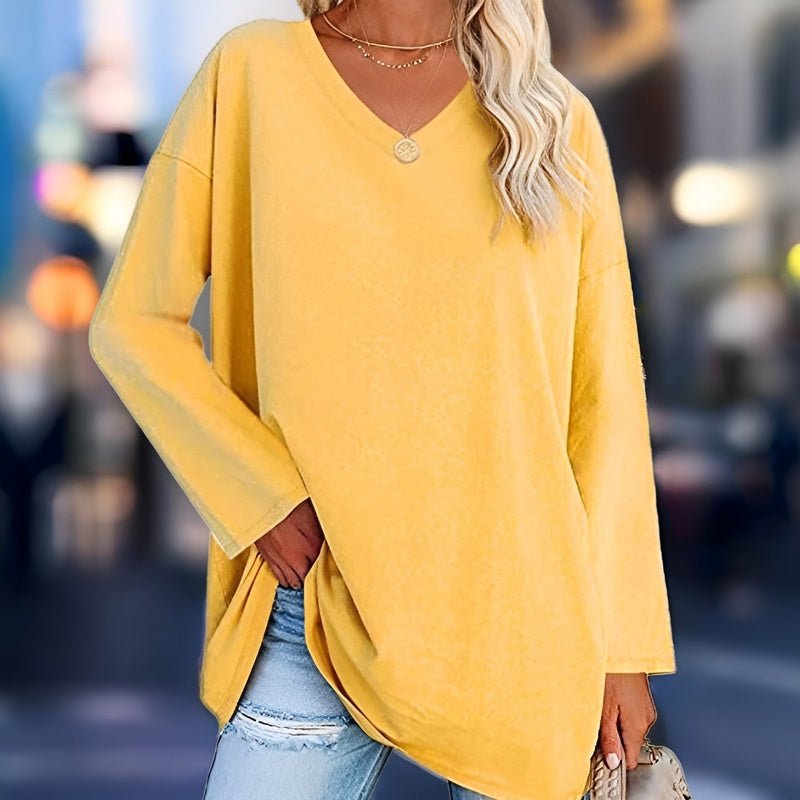 Classic Crew Neck Ladies Blouse - OutfitLondon