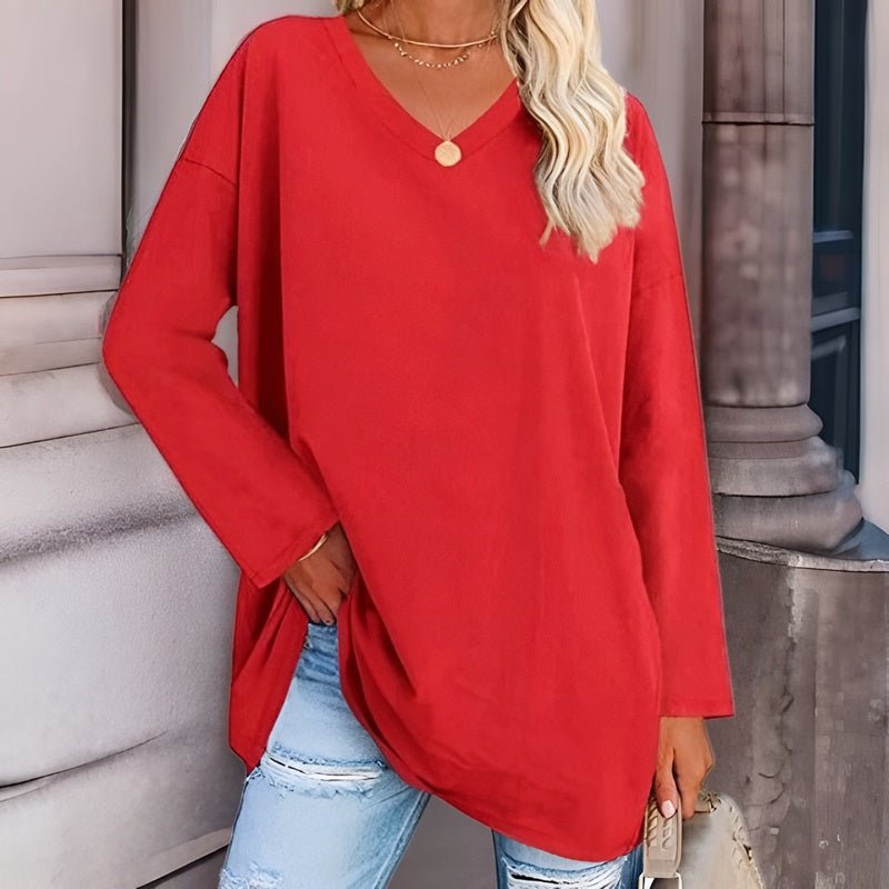Classic Crew Neck Ladies Blouse