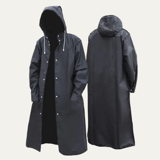 Waterproof Men's Full Zip Hooded Rain Jacket - OutfitLondon