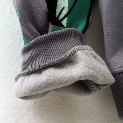 Relaxed Fit Patterned Wool Sweater