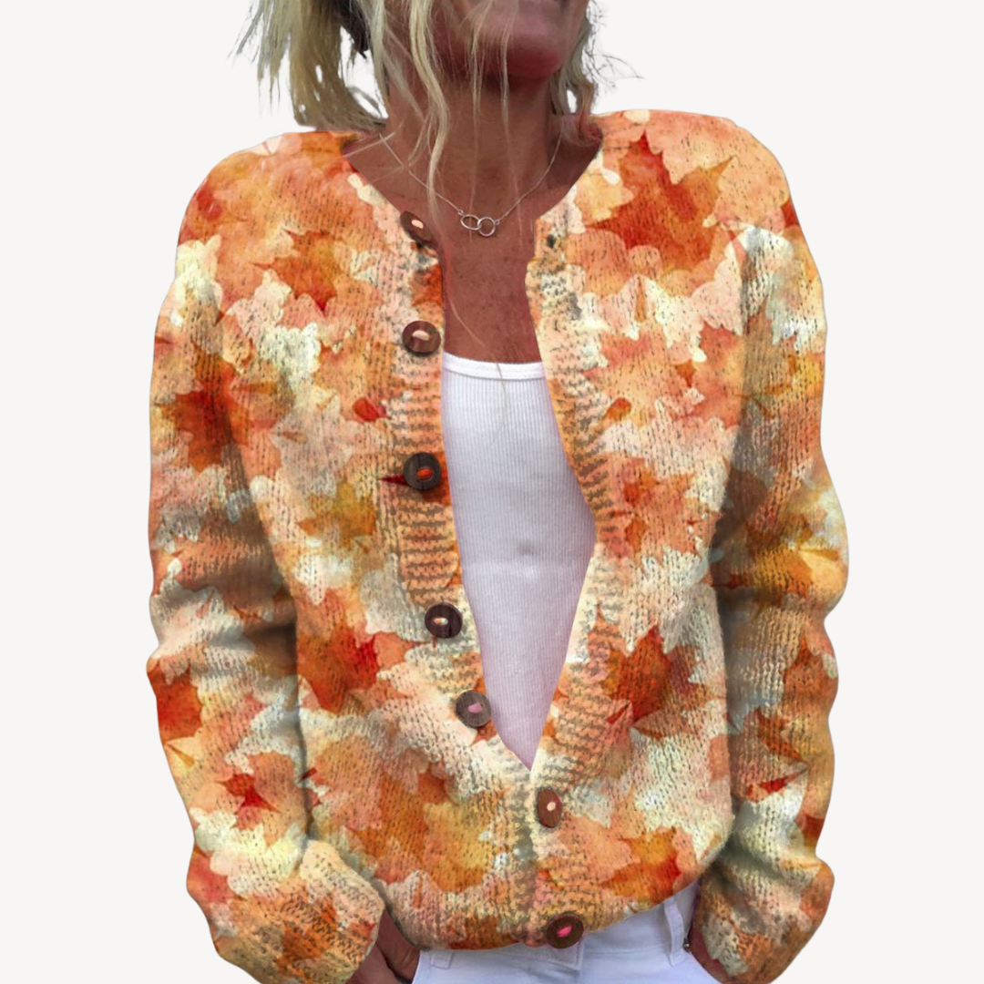 Ladies' Pretty Embroidery Sweater