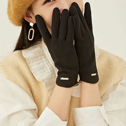 Lotte | Soft Premium Leather Winter Gloves