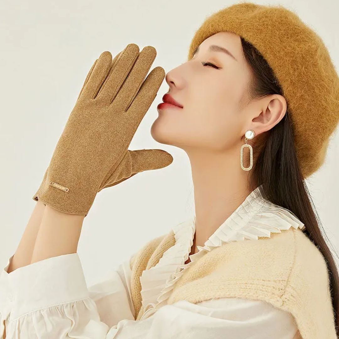 Lotte | Soft Premium Leather Winter Gloves