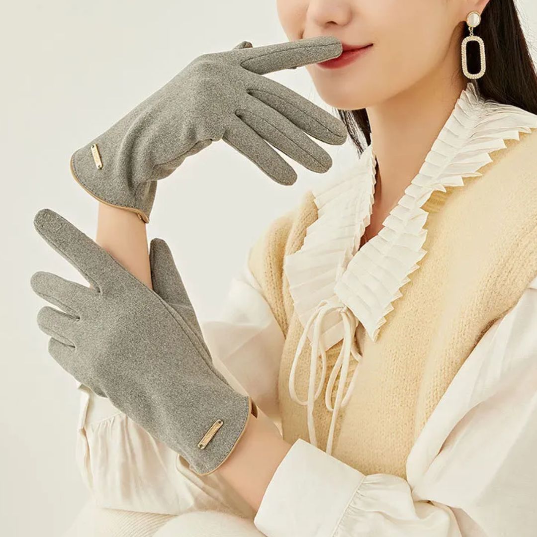 Lotte | Soft Premium Leather Winter Gloves
