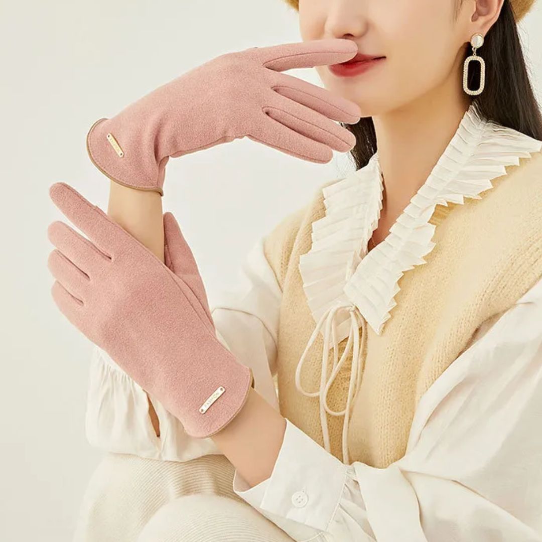 Lotte | Soft Premium Leather Winter Gloves