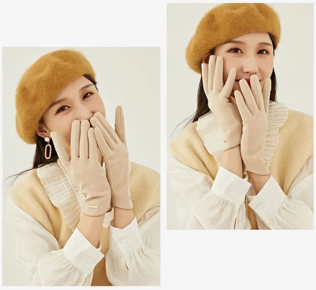 Lotte | Soft Premium Leather Winter Gloves