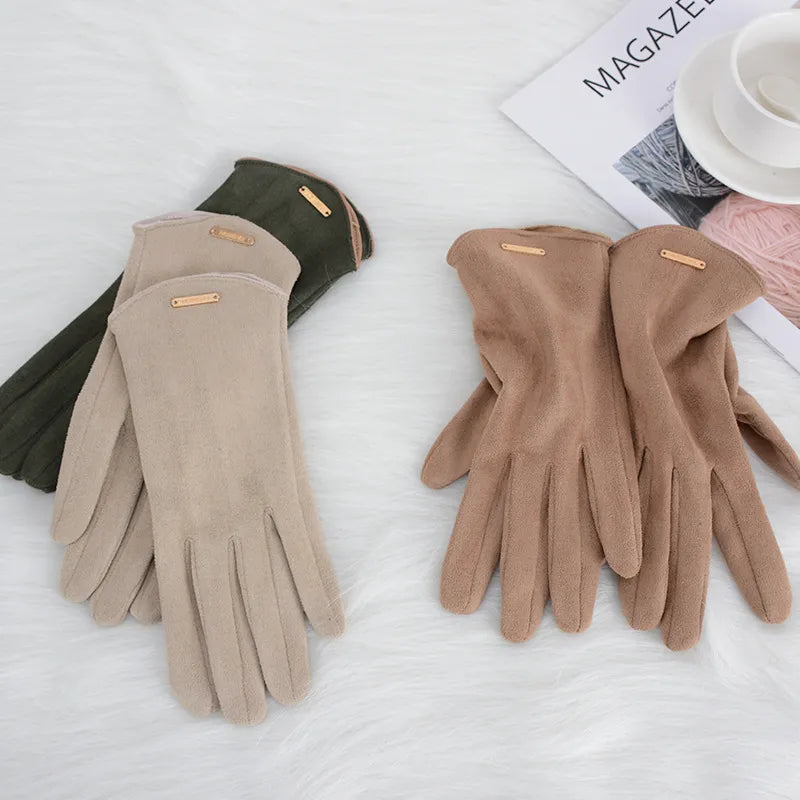 Lotte | Soft Premium Leather Winter Gloves