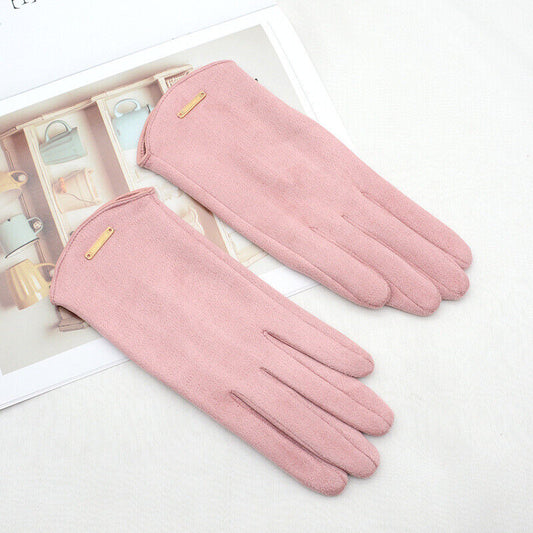 Lotte | Soft Premium Leather Winter Gloves - OutfitLondon