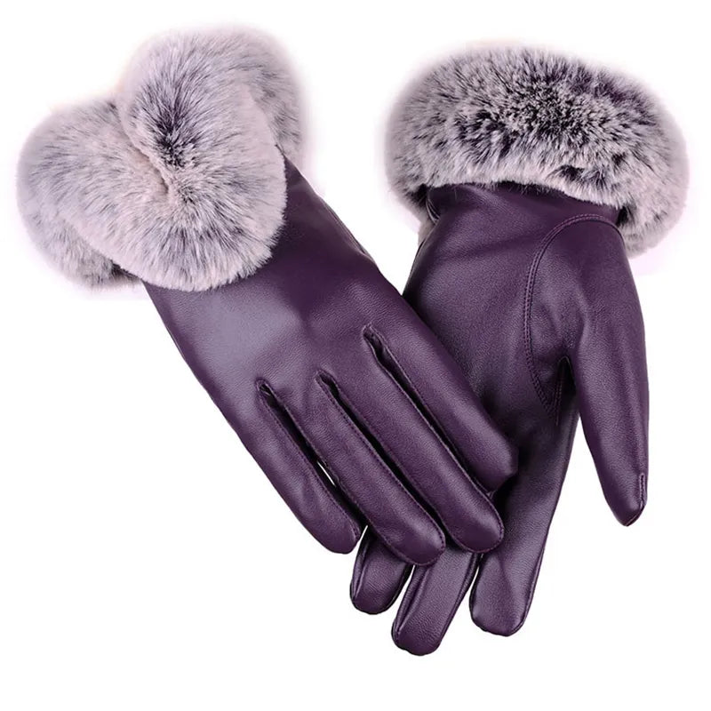 Lotte | Soft Genuine Leather Gloves - OutfitLondon