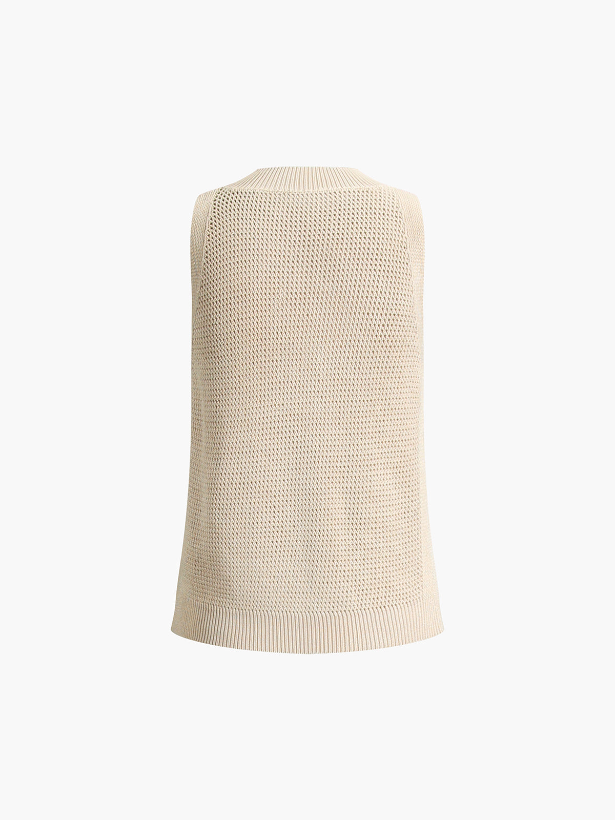 Louisa | Slim Fit Hollow Knit Festival Tank Top